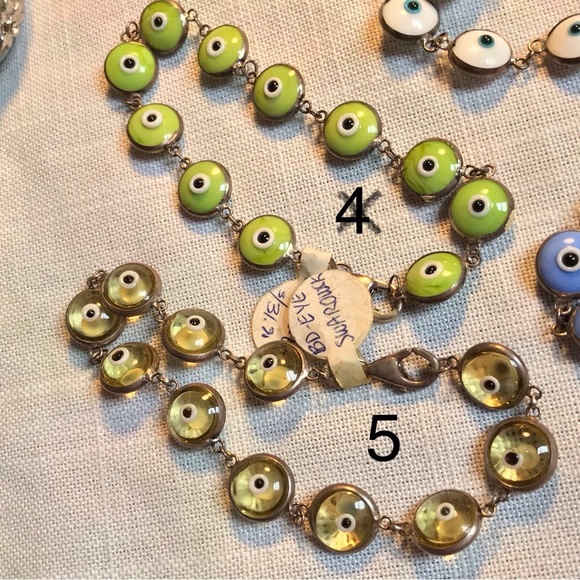 New Evil eye (nazar amulet) bracelets, multiple colors available - Picture 4 of 7